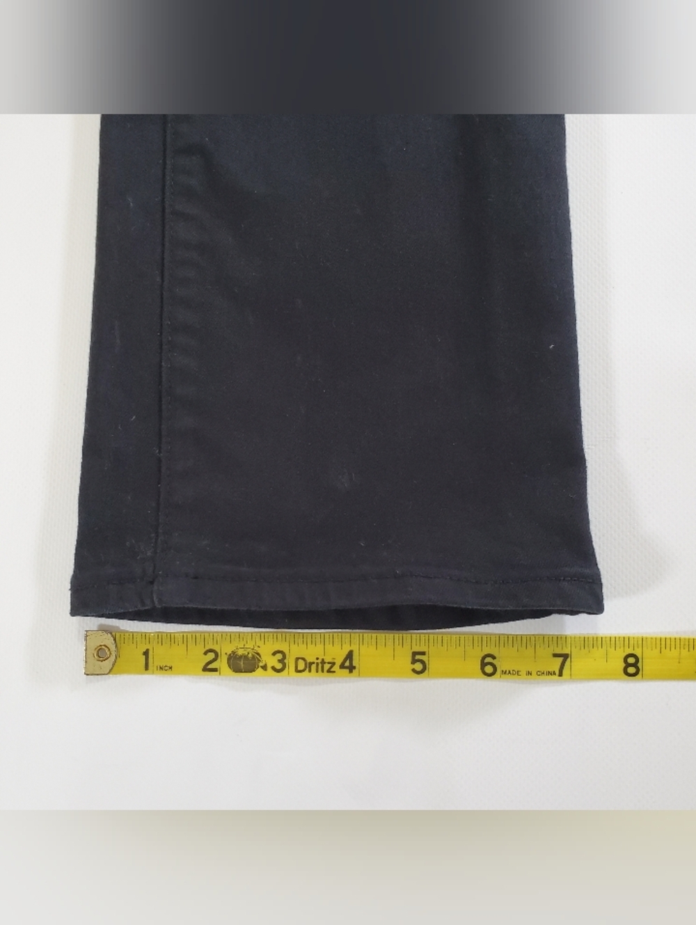 7643 * NYDJ Billie Mini Bootcut Jeans High Rise Slimming Black Denim Size 0 - Picture 14 of 14